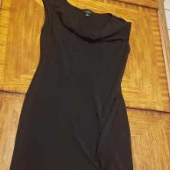 Ann Taylor Black Dress - Cowl Neck - Picture 2 of 11